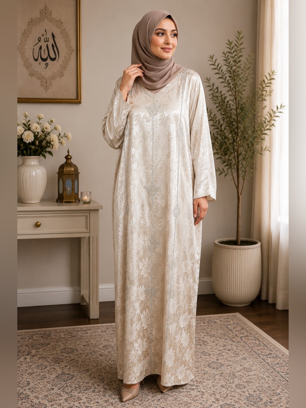 New Muslim modest long dress muslim
Abaya long islamic dress
Made in Dubai